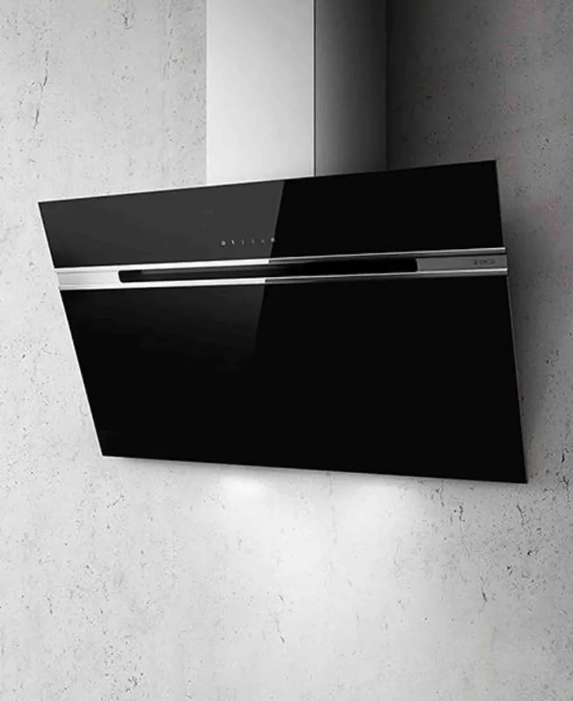 Elica 90cm Vertical Cooker Hood Noir jais