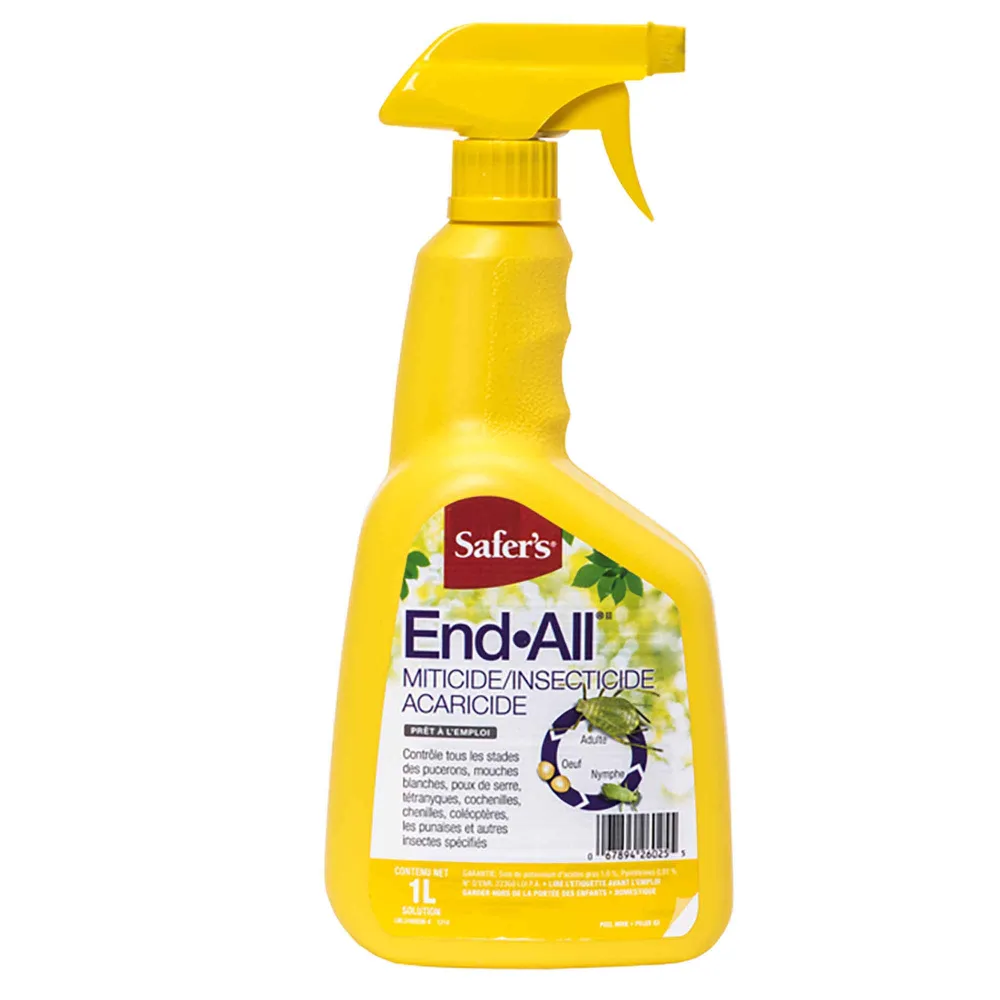 'End-All'' insecticide / miticide / acaricide prêt à l'emploi, 1 L pour toutes saisons
