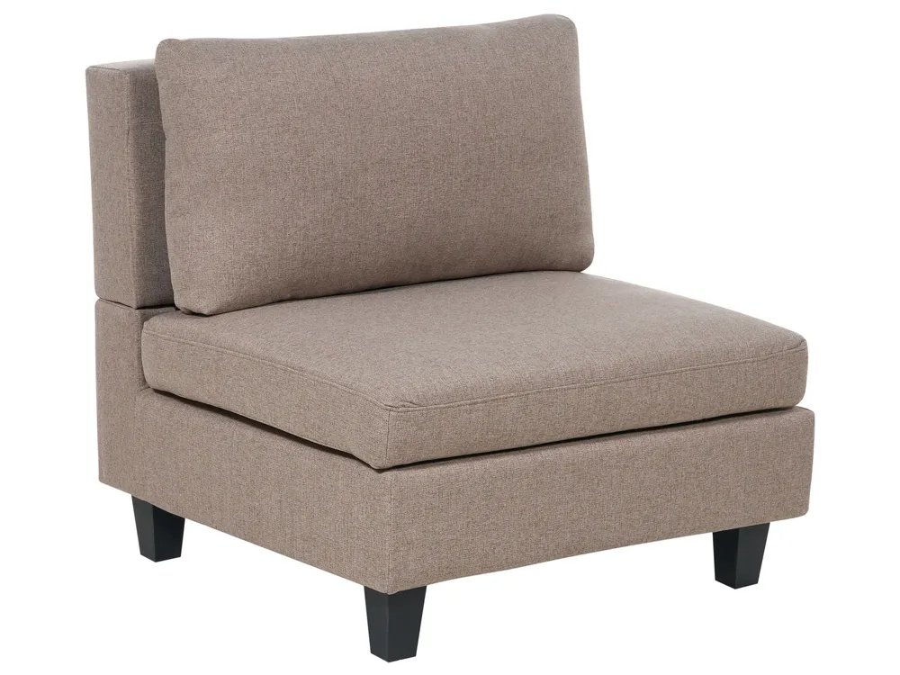 Fabric 1-Seat Section Brun UNSTAD