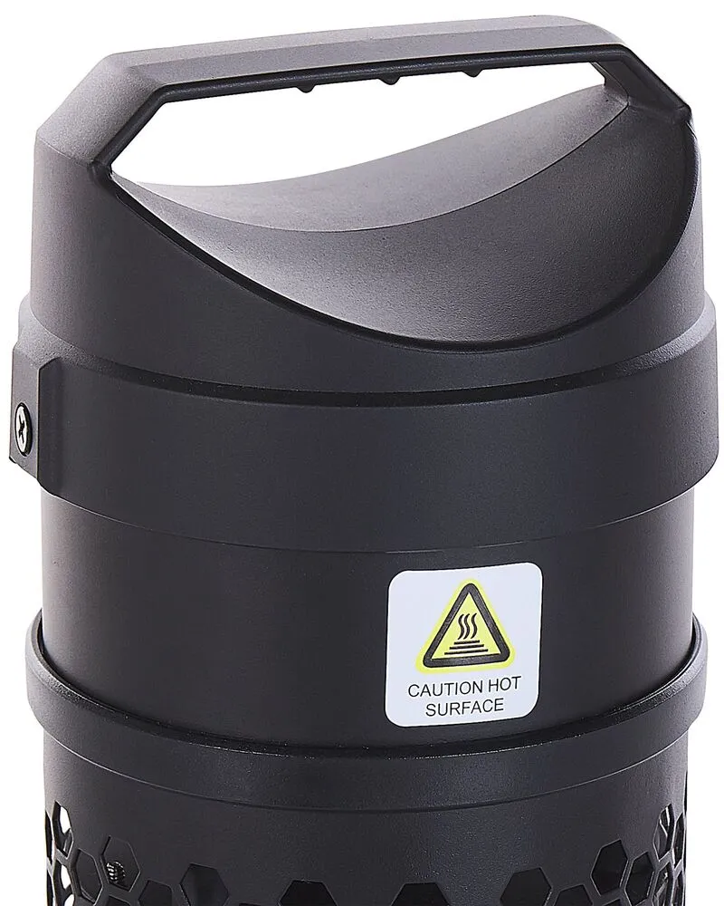 Freestanding Electric Patio Heater 1000 W Noir jais KRAKATOA
