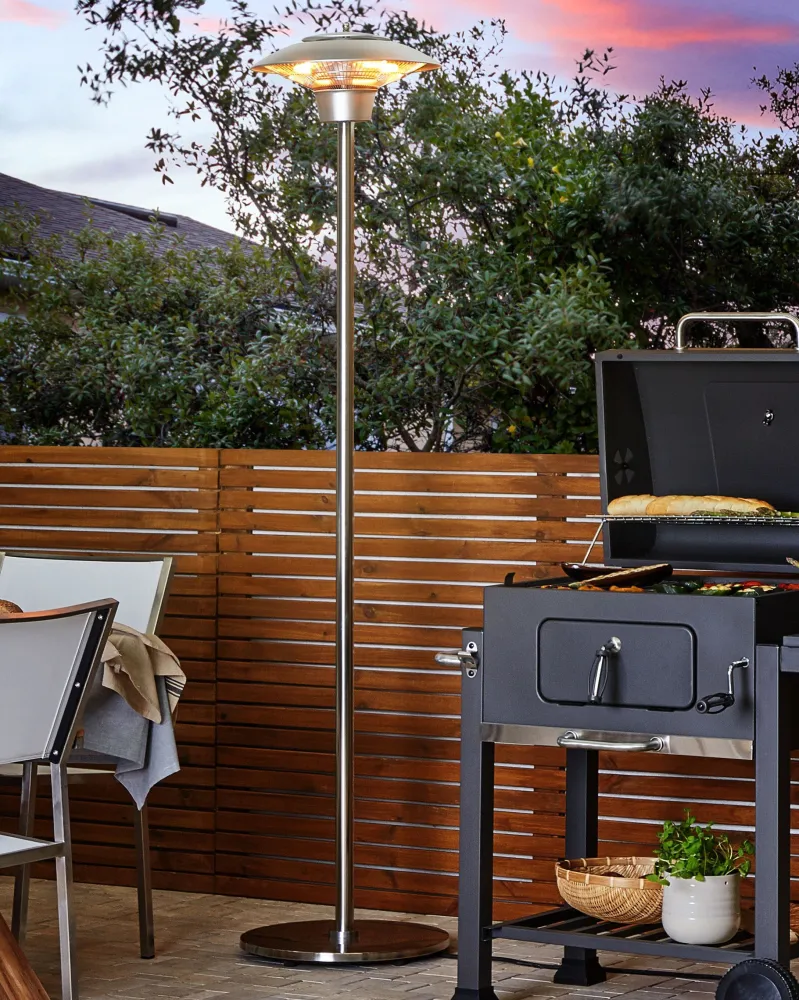Freestanding Electric Patio Heater 1500 W Argenté ASKJA