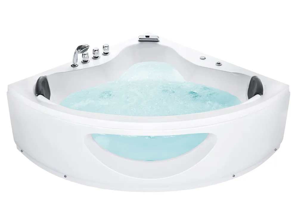 Hoekbad whirlpool wit 190 cm TOCOA