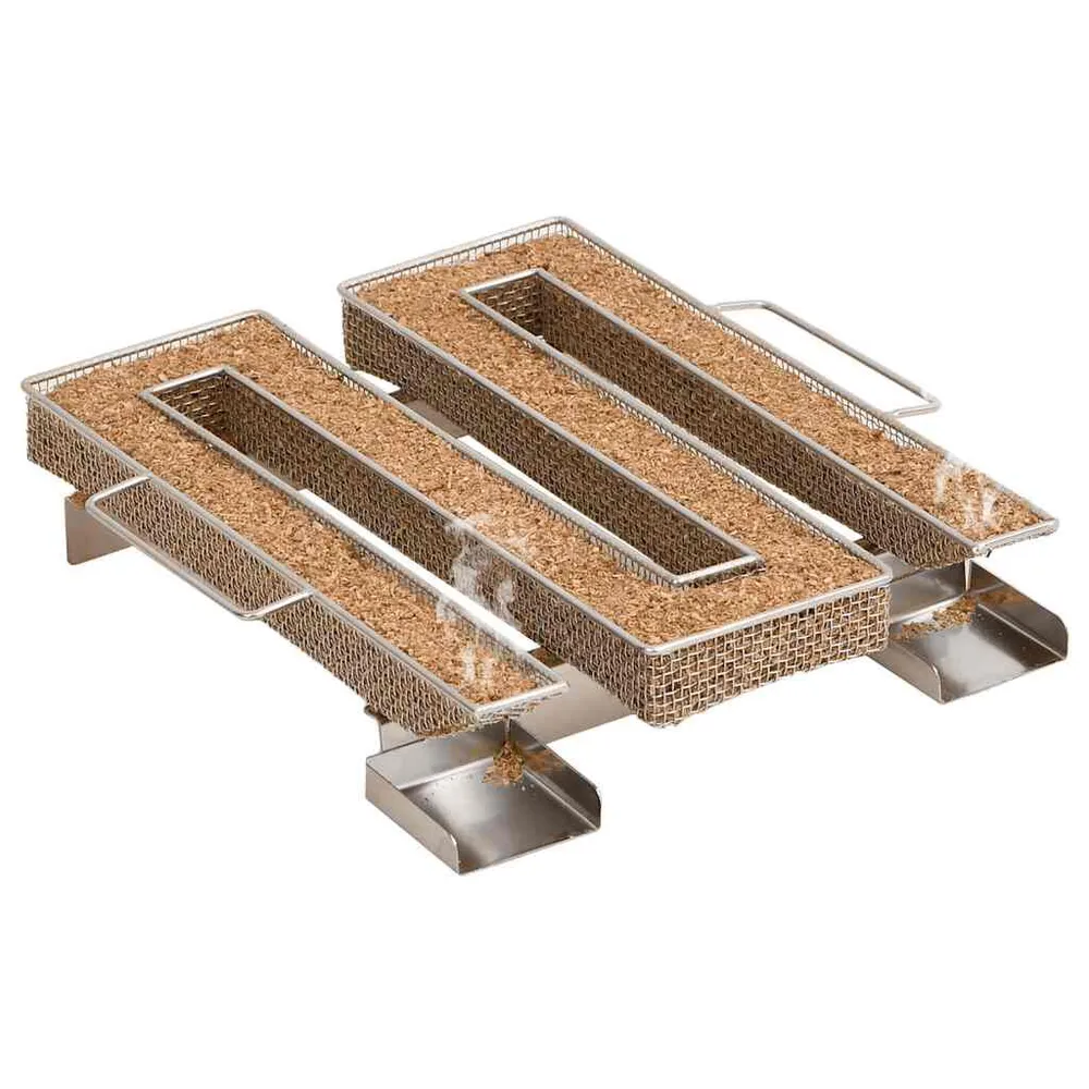 Housse de protection quad Générateur de fumée froide 4 côtés 22,5 cm acier inoxydable