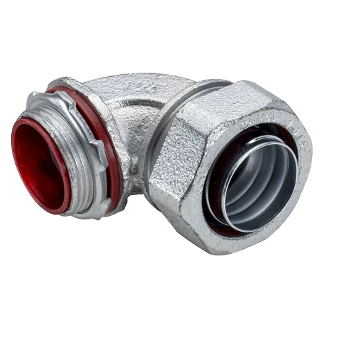 1/2 Inch 90 Degree Liquidtight Malleable Connector 491S (Pack 45)