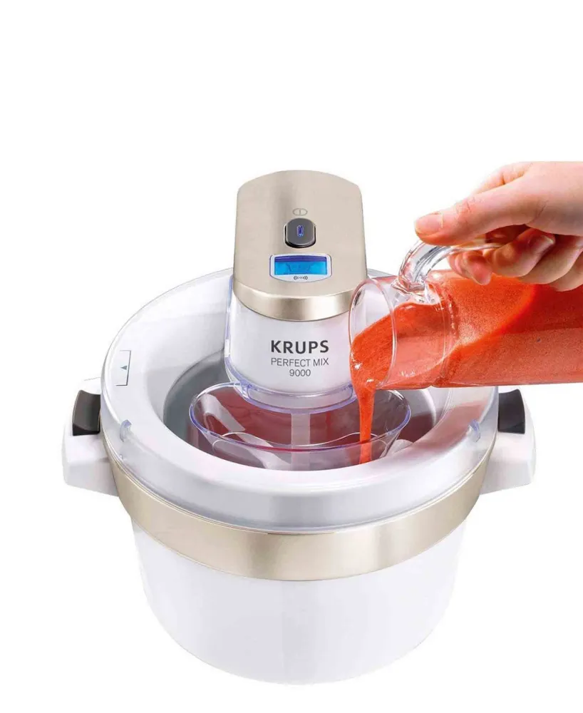 Krups 1.6L Électronique Ice Cream Maker - White