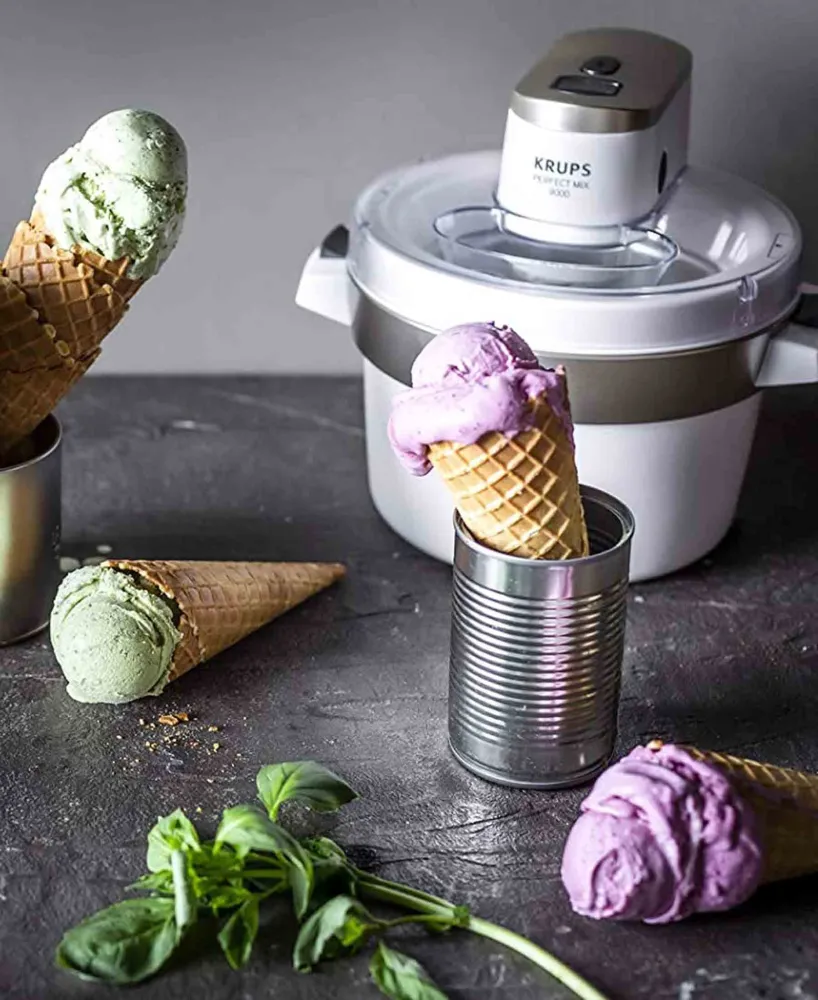 Krups 1.6L Électronique Ice Cream Maker - White