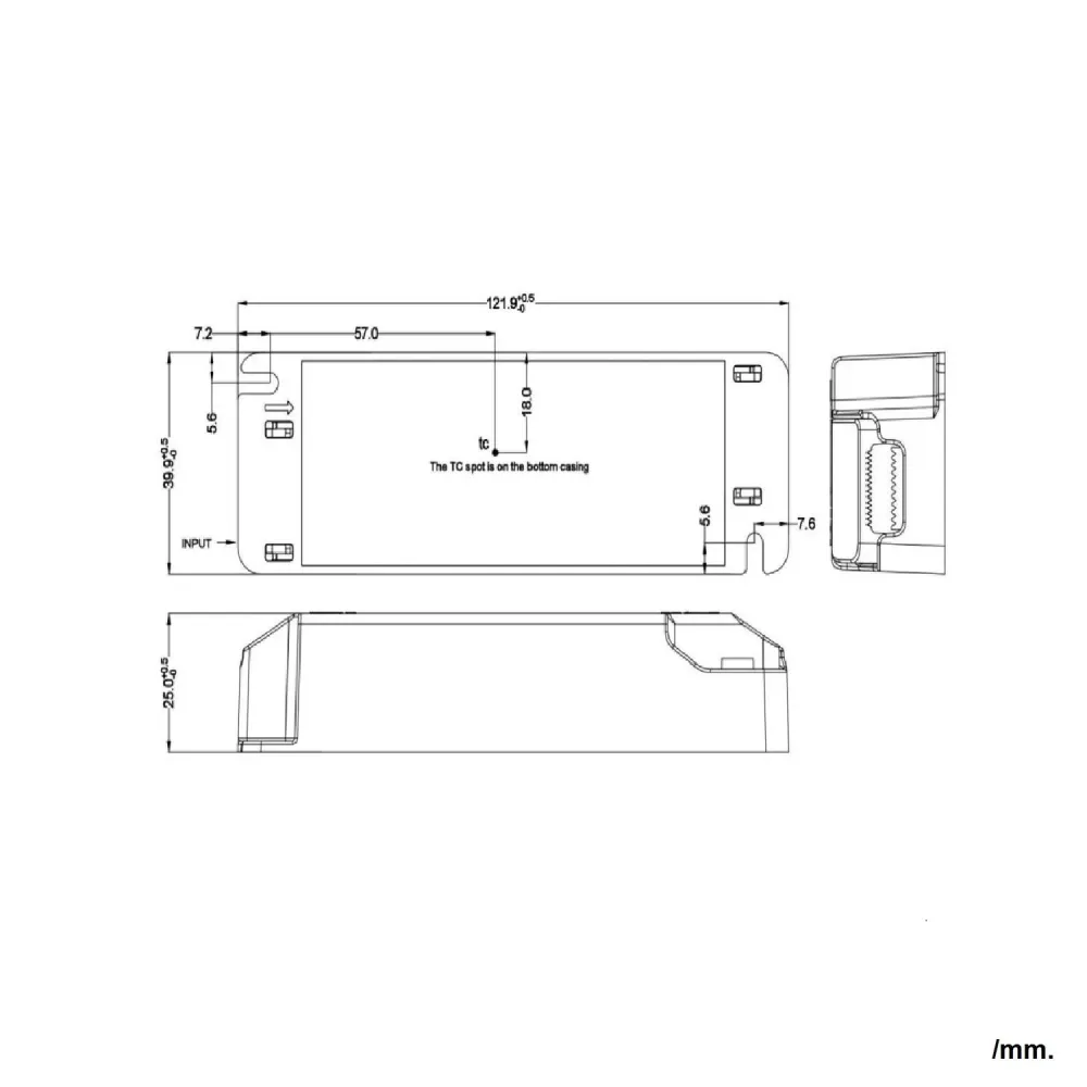 Électronique LIFUD DALI dimmable 220-240V Sortie 9-42V 250-500mA 2.25-21W. pour transport d'équipement