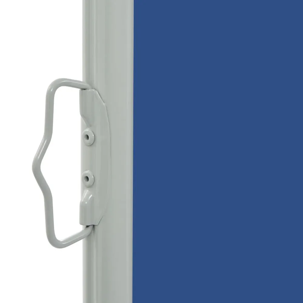Porte-bagages scooter Auvent latéral rétractable de patio 140 x 300 cm Bleu