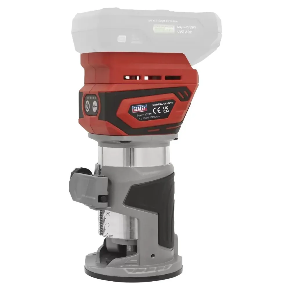Sealey CP20VTRKIT1 Rechargeable Trimming Router Kit 20V/4Ah & Battery