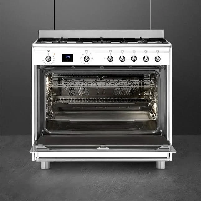 Smeg 90cm Cooker Gas Hob Blanc pur