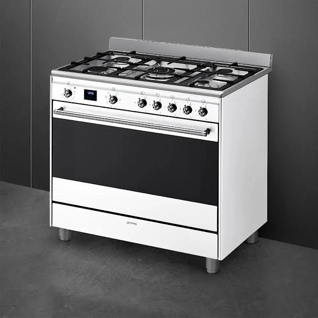 Smeg 90cm Cooker Gas Hob Blanc pur
