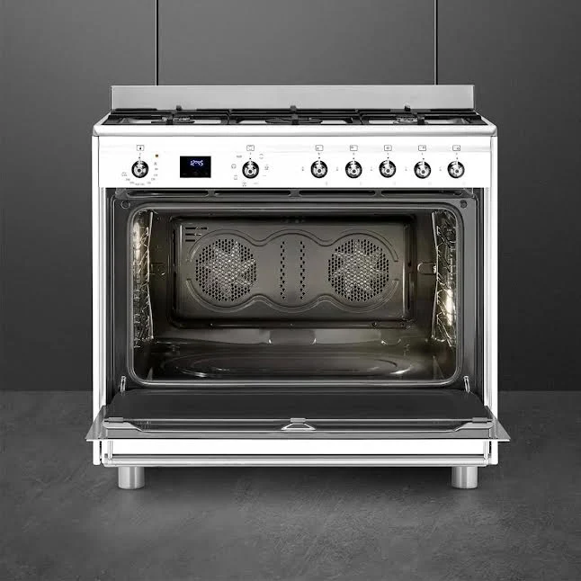 Smeg 90cm Cooker Gas Hob Blanc pur