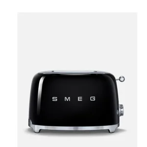 Smeg Retro 2 Slice Toaster - Noir jais