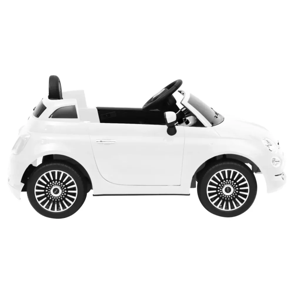 Support GPS moto Voiture électrique pour enfants fiat 500 blanc 02_0005277