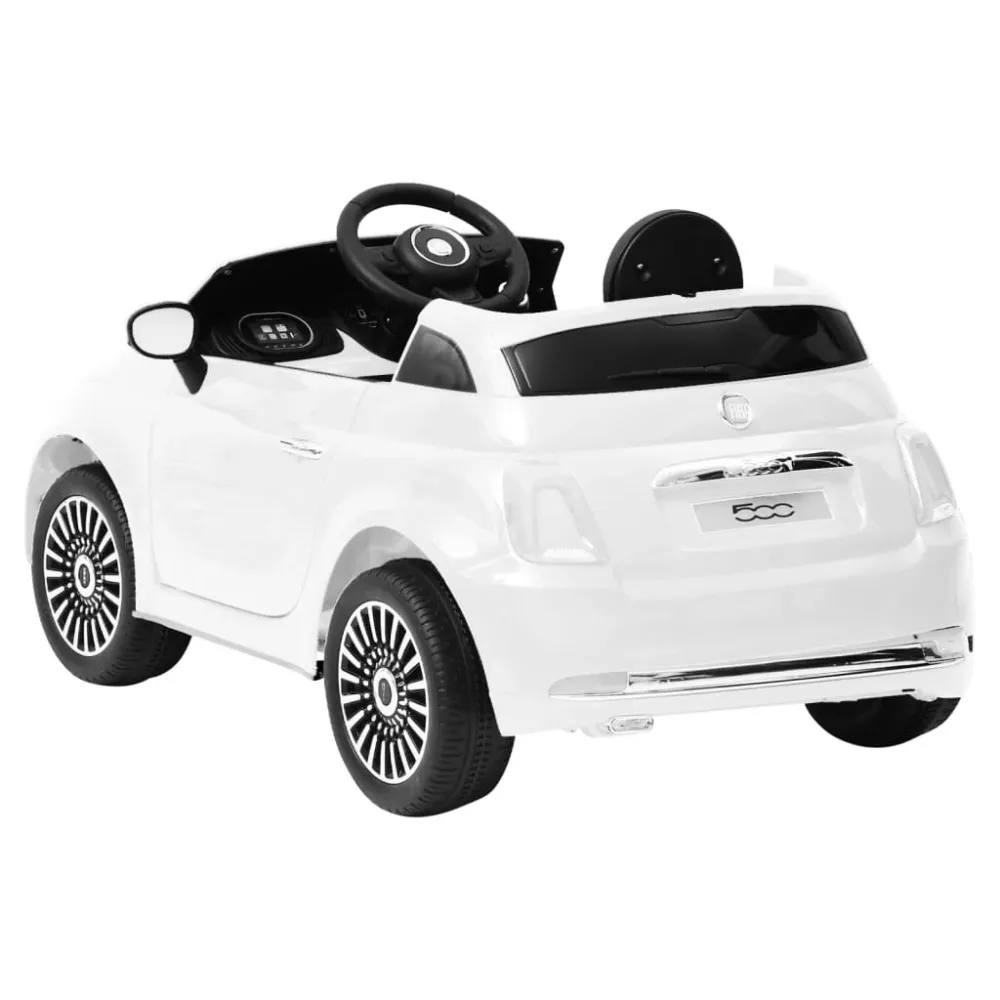 Support GPS moto Voiture électrique pour enfants fiat 500 blanc 02_0005277