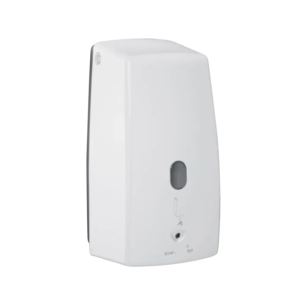 Support smartphone Distributeur de savon avec cellule photoélectrique modèle Feel de Gedy - Blanc