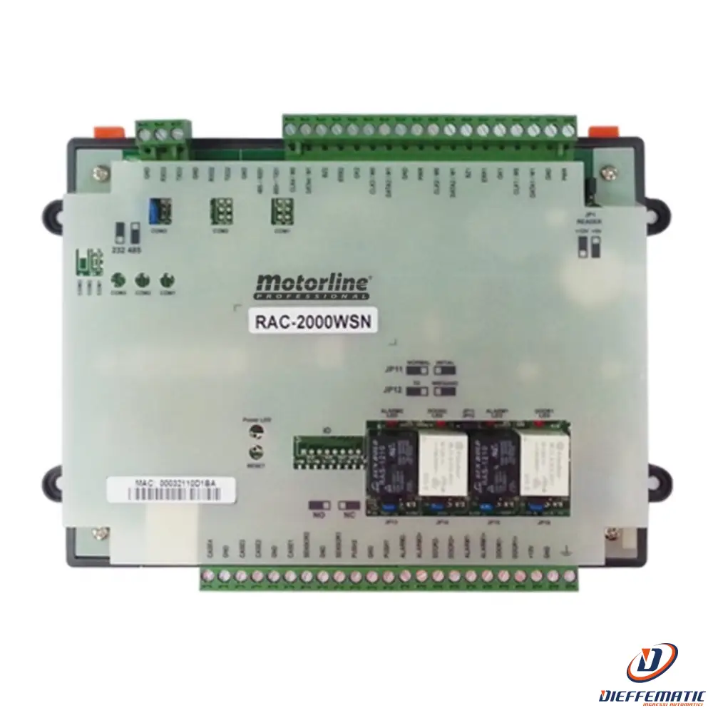 Support smartphone Motorline Mrac2000Wsn Scheda Controller Per Controllo Accessi