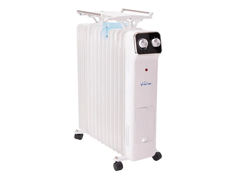 Support smartphone Radiateur d'huile blanc avec réservoir d'humidification
