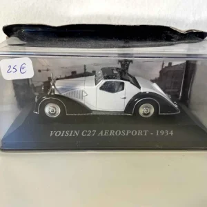 Voisin C27 érosport blanche et noire de 1934 avec Garantie