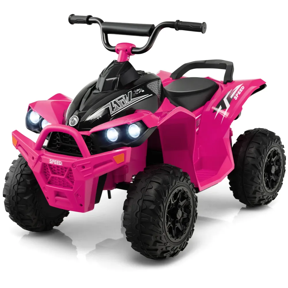Voiture électrique 96 x 58 x 70 cm pour enfants avance vif assise confortable style moderne en PP rose 20_0014652