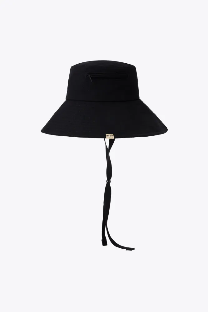 Wide Brim Sun-Hat Noir jais