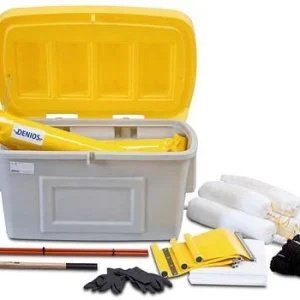 Kit d'extension de barrage anti-pollution DENIOS comprenant 2 barrages anti-pollution de 5 m chacun et des liants...
