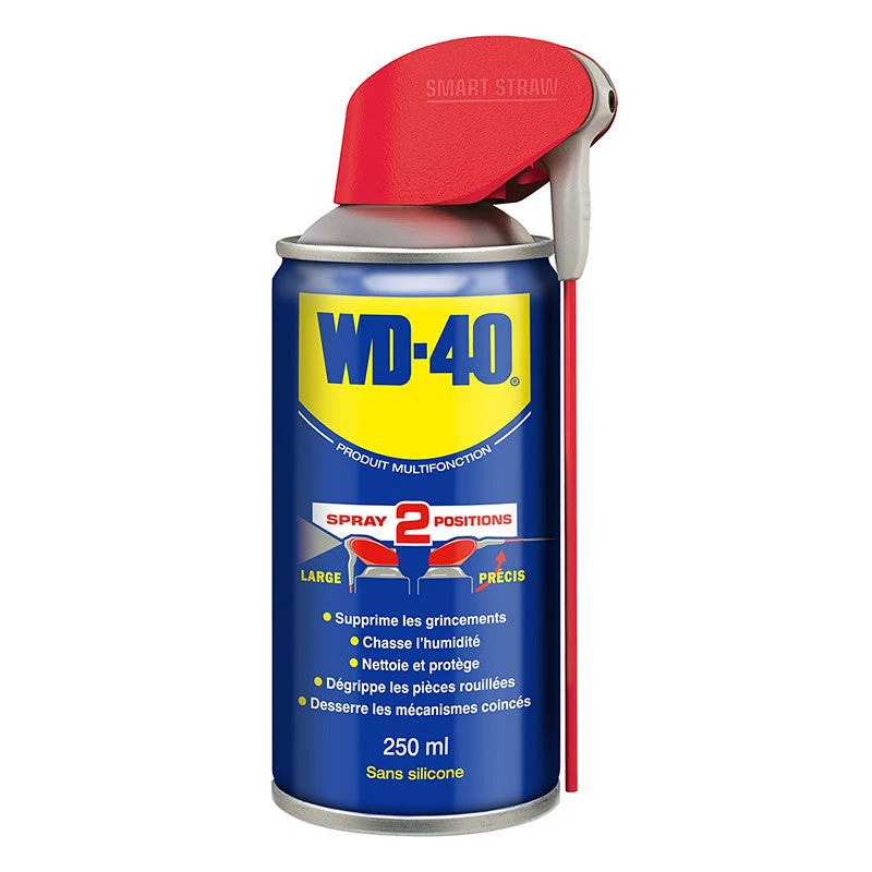 Multifonction spray doublement position WD-40 250 ml 33489