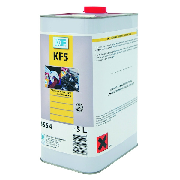 Nettoyant chaîne moto Dégrippant lubrifiant multi-usages KF5 - 5 L - bidon - KF