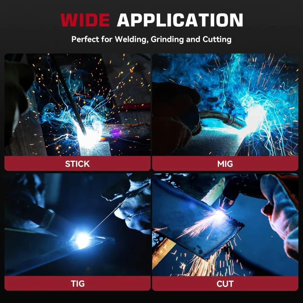 Arccaptain Dragon Numérique Auto-Darkening Welding Helmet Sensitivity Control