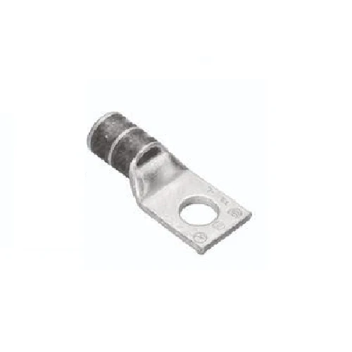 Burndy YA6CL4BOX 6 AWG 3/8" Stud 1 Hole Bref Barrel Copper Lug Inspection Window