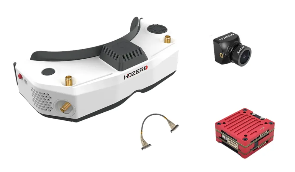 Ensemble de lunettes HDZero FPV Freestyle - Lunettes HDZero FPV + Freestyle V2 VTX + Caméra Ultra-fin V2 + câble MIPI 120 mm