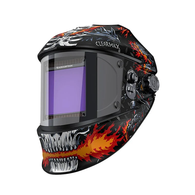 Large View 3.94” x 3.66” Welding Helmet True Color EXSpace VisionX200
