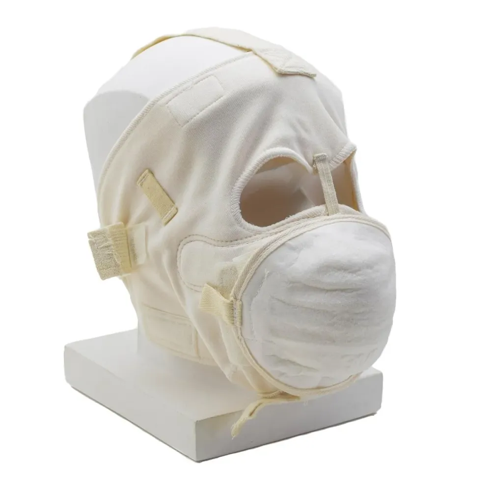 Masque facial intégral unique de l'armée américaine vintage pour temps extrêmement froid blanc