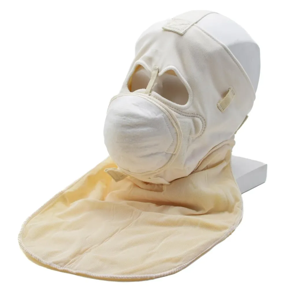 Masque facial intégral unique de l'armée américaine vintage pour temps extrêmement froid blanc