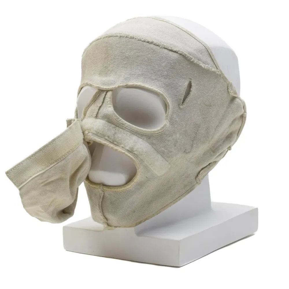 Masque facial militaire néerlandais novateur résistant aux flammes en aramide pour temps froid, blanc