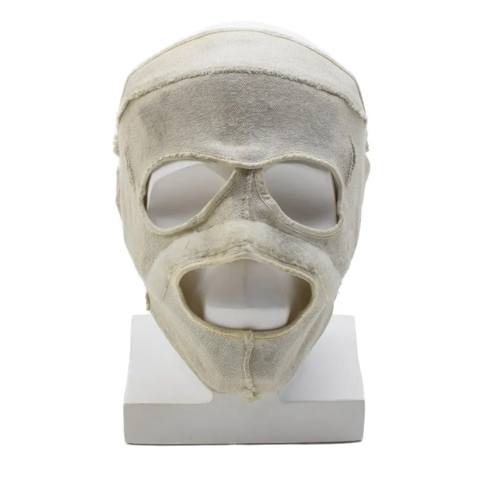 Masque facial militaire néerlandais novateur résistant aux flammes en aramide pour temps froid, blanc
