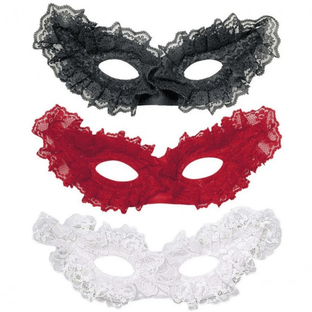 Masque Loup Papillon Vénitien Volants – Élégant & Théâtral