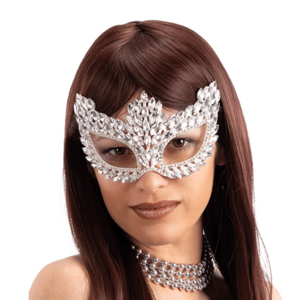 Masque Vénitien Strass – Élégant & Scintillant