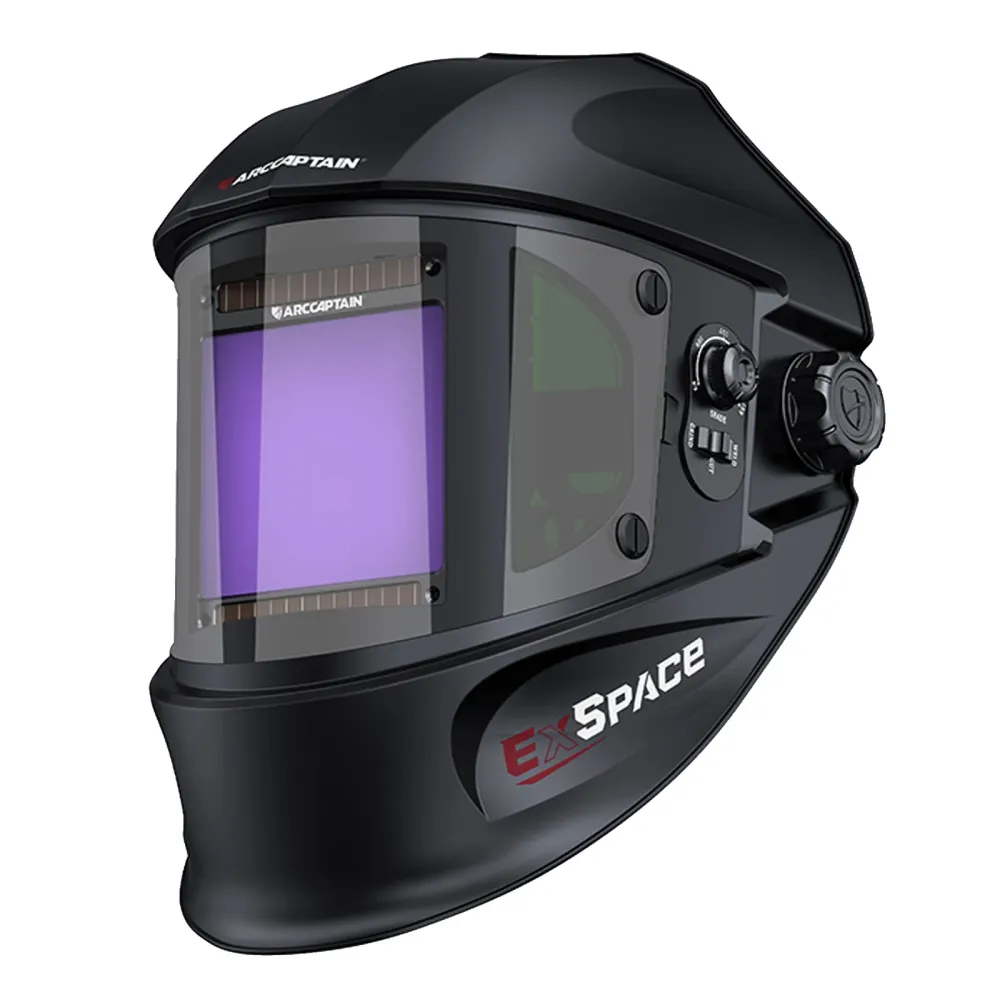 Super Large View Welding Helmet 3.94" x 7.06" True Color Welder Helmet Side View