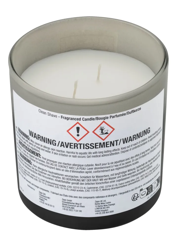 Zippo Odor-Masking Candle Clean Shave