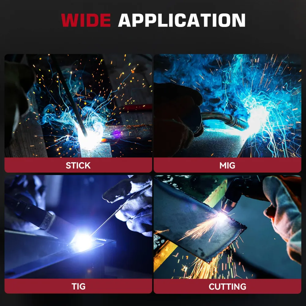 3.94"X3.66" Généreux View Welding Helmet Skeleton Technology VisionMax X200