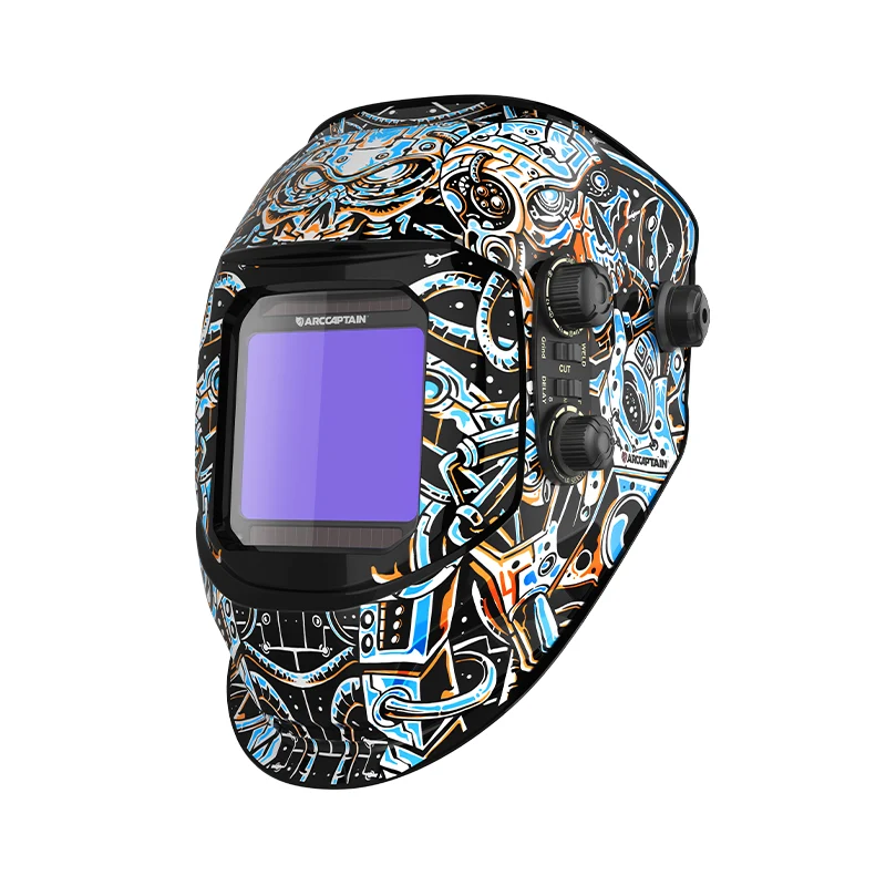 3.94"X3.66" Grand View Welding Helmet Skeleton Technology VisionMax X200