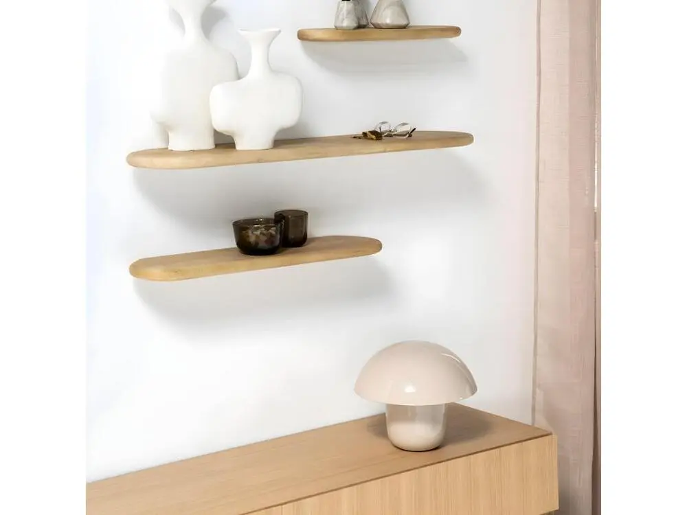 Filet de sécurité Toad - Lampe à poser champignon en métal - Couleur - Crème