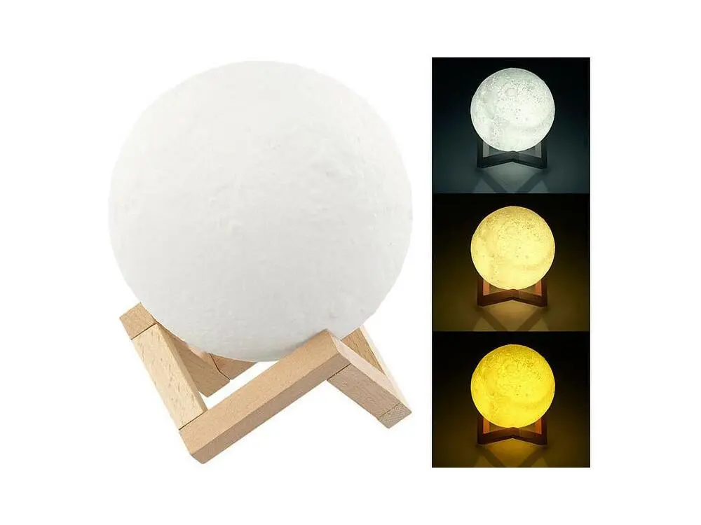 Lampe à poser MoovyMoon Lune 15 cm Certifié CE