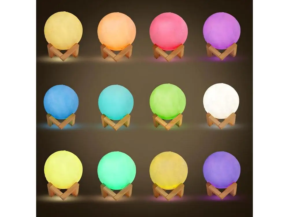 Lampe-Lune à poser multicolore MoovyMoon pour Motoneige