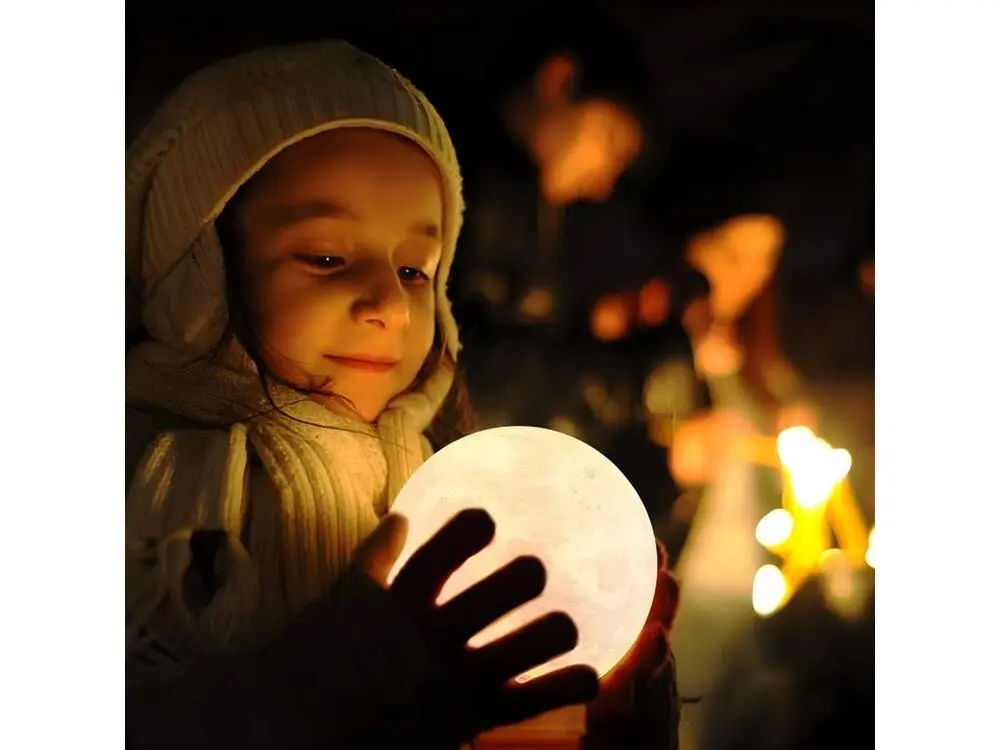 Lampe-Lune à poser multicolore MoovyMoon pour Motoneige