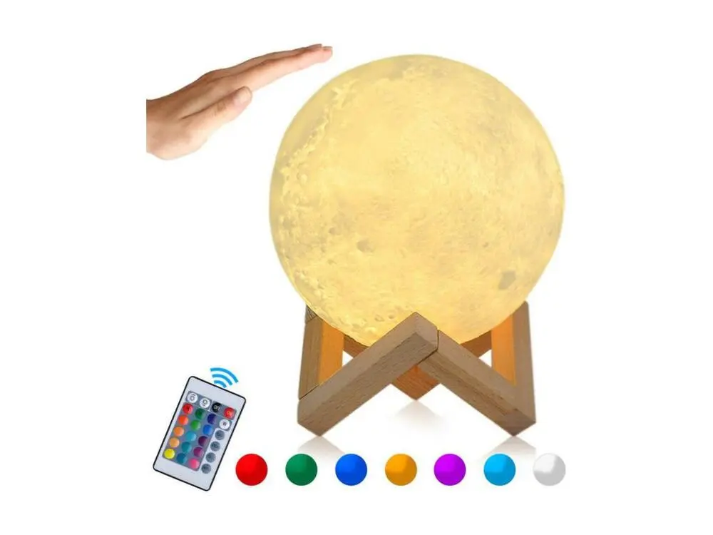Lampe-Lune à poser multicolore MoovyMoon pour Motoneige