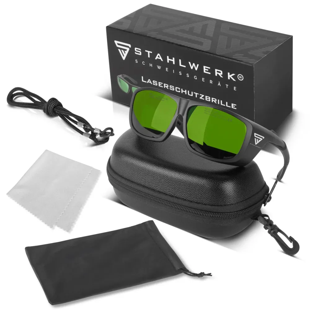 Lunettes de protection laser en acier | Lunettes laser | Lunettes de protection | Protection des yeux selon DIN en 207 pou...