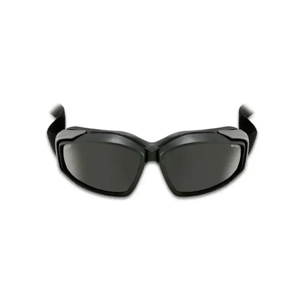 Lunettes de protection militaires britanniques originales V12, verres interchangeables, noires - Conforme aux Normes
