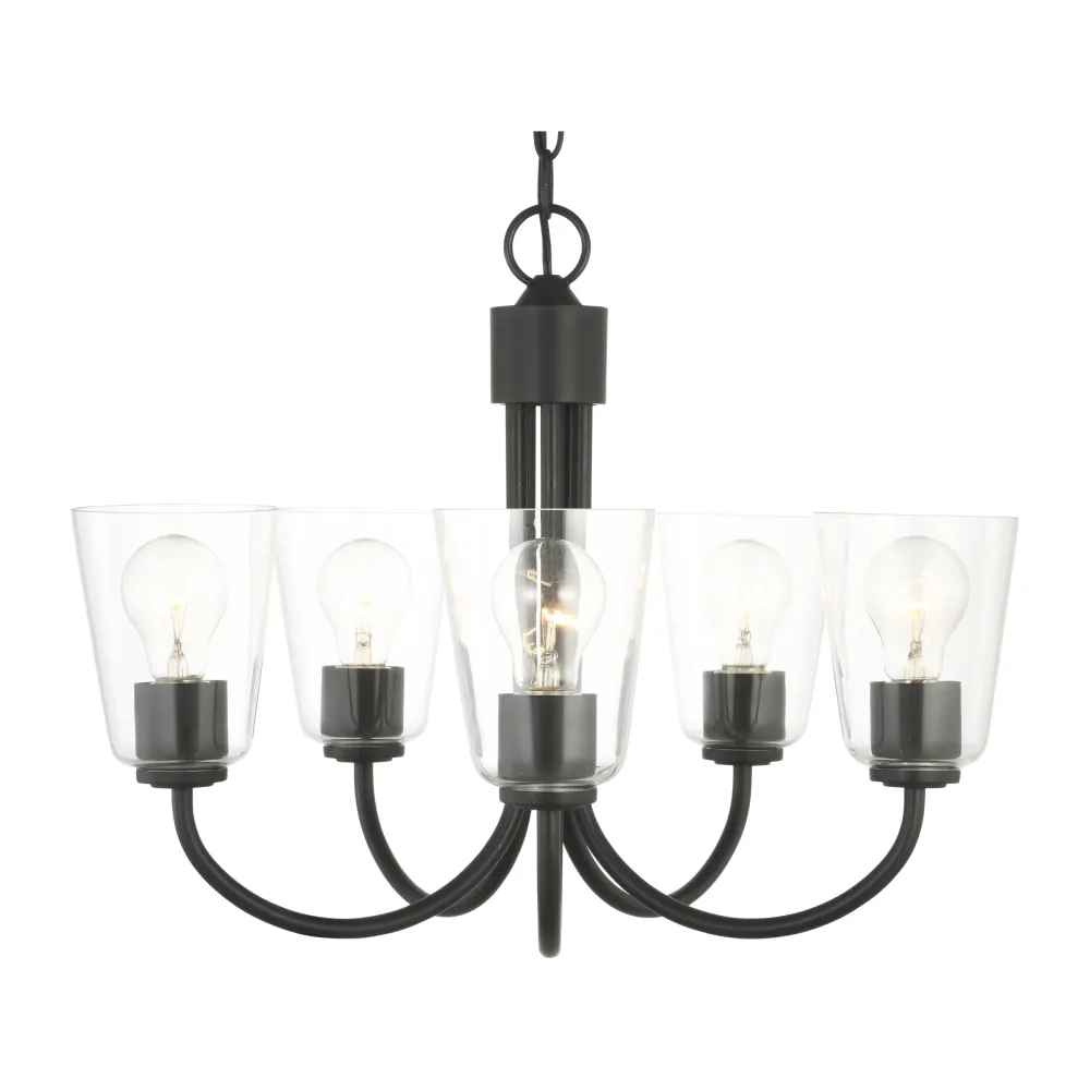 Lustre en verre diaphane moyen Miles pour Motoneige